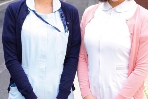 内科 ももさん（23）と呼吸器内科 つぼみさん（22）